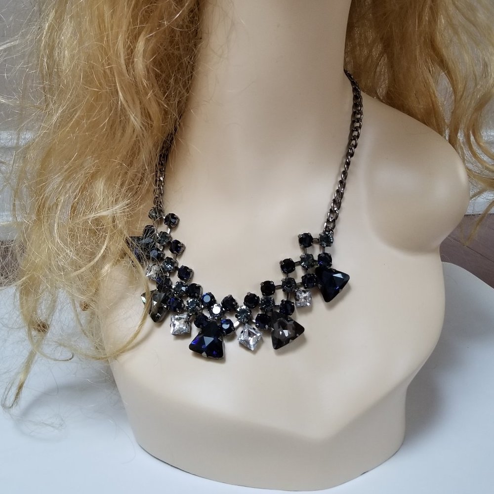 Navy Blue Necklace